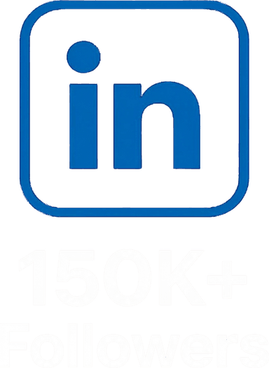 LinkedIn followers milestone badge